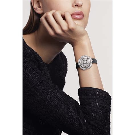 chanel camelia chain watch|chanel camellia jewelry.